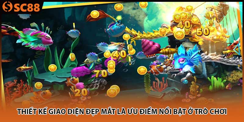 Thiết kế giao diện đẹp mắt là ưu điểm nổi bật ở trò chơi